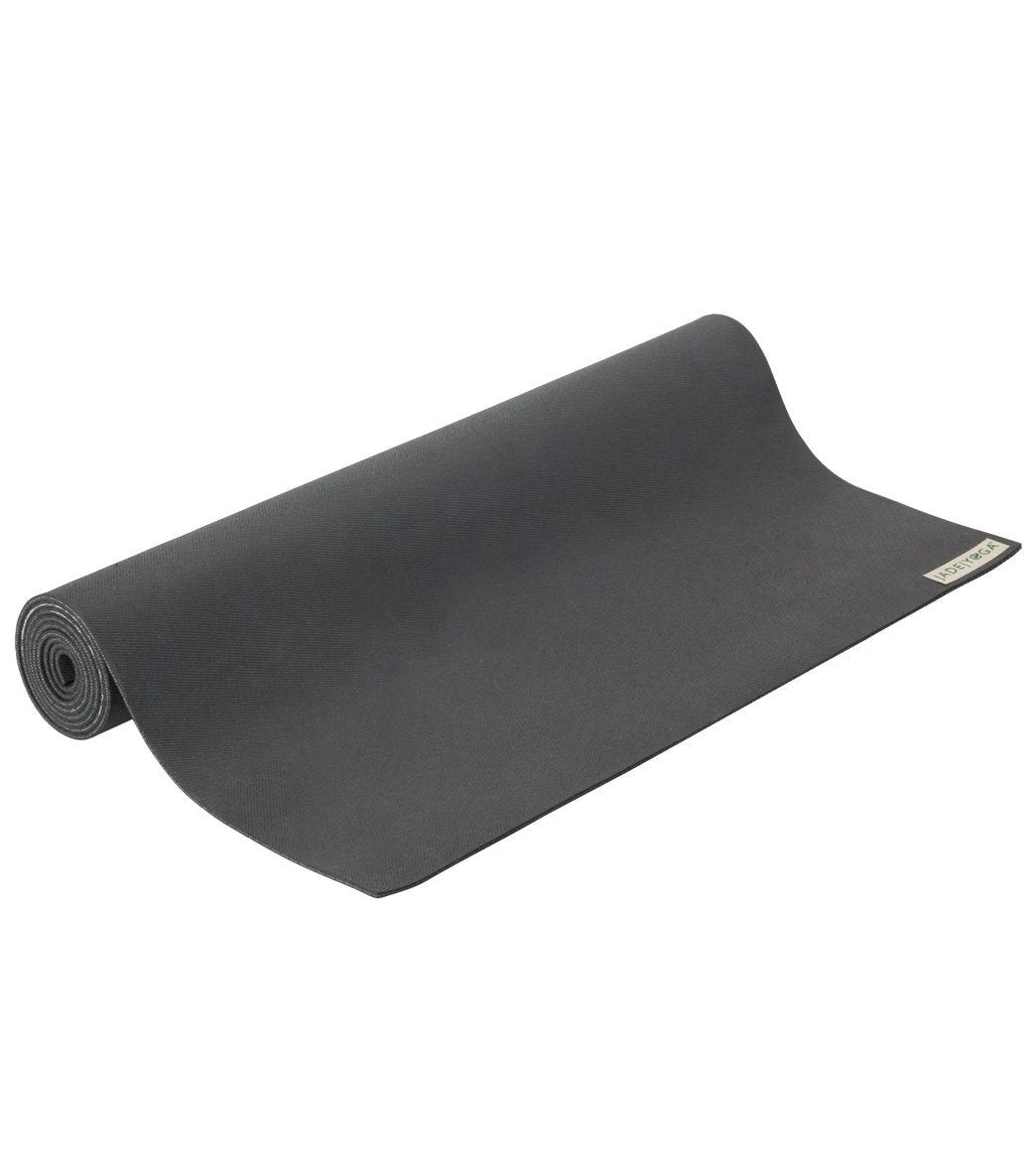Jade Yoga Harmony Natural Rubber Yoga Mat 68" 5mm Black