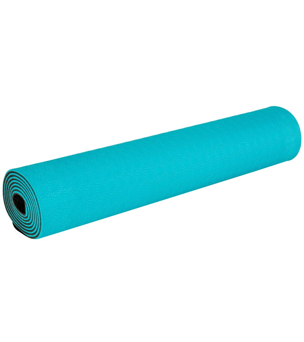Hugger Mugger Earth Elements Eco Yoga Mat 72" 5mm Teal Onyx - Image 3