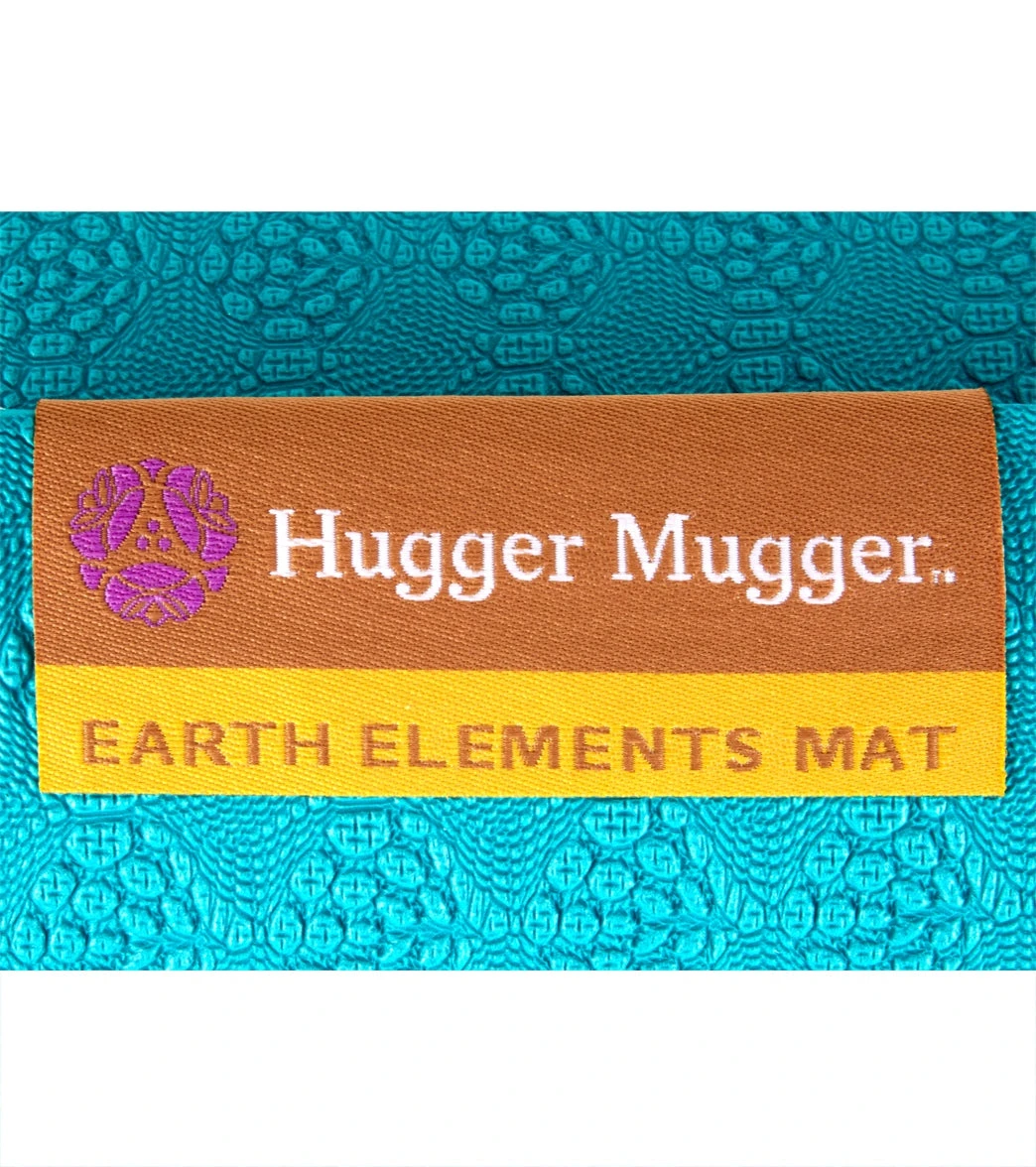 Hugger Mugger Earth Elements Eco Yoga Mat 72" 5mm Teal Onyx - Image 4