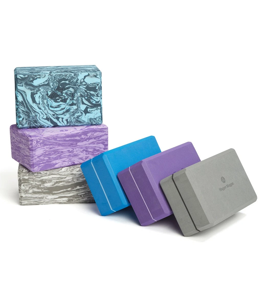 Hugger Mugger 4" Foam Yoga Block Storm - Image 5