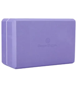 Hugger Mugger 4" Foam Yoga Block Purple
