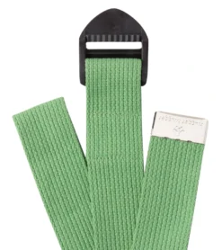 Hugger Mugger 6' Cotton Cinch Yoga Strap Light Green