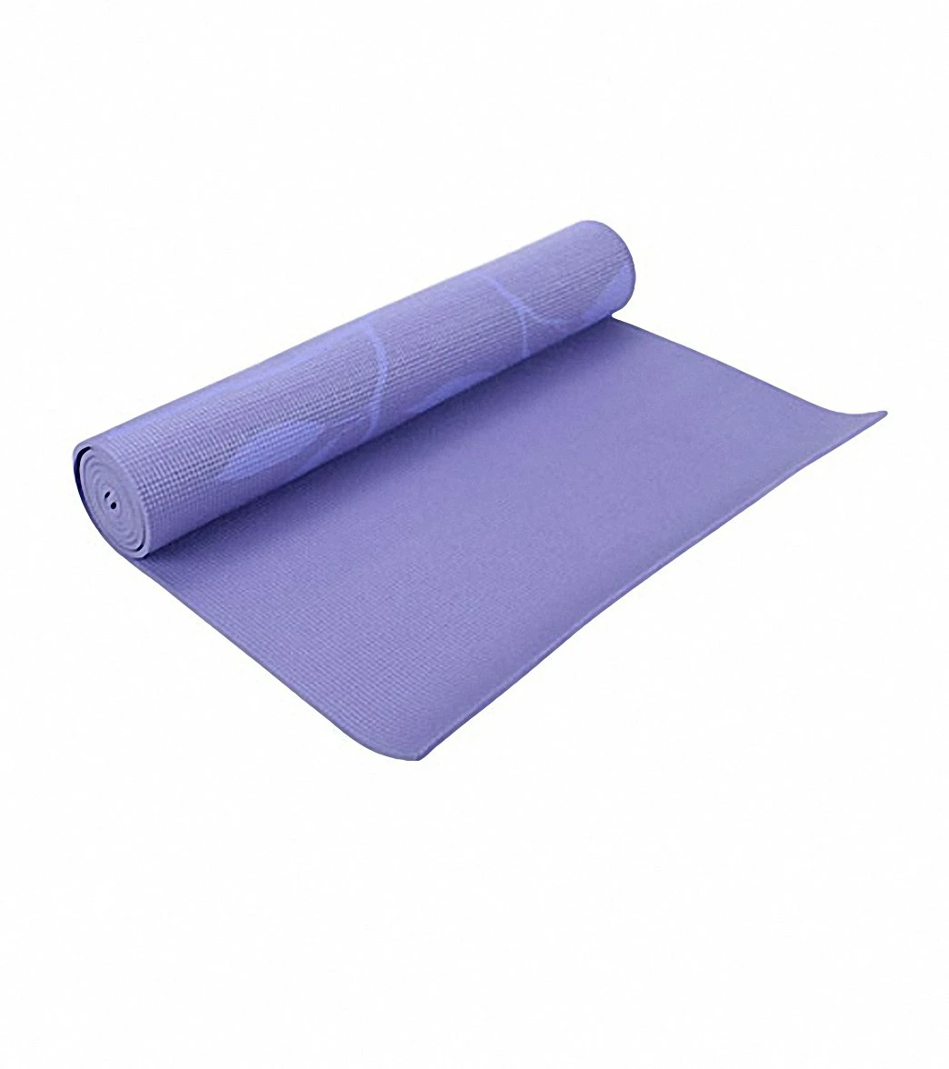 Gaiam Ash Leaves Premium Yoga Mat 68" 5mm Lavender