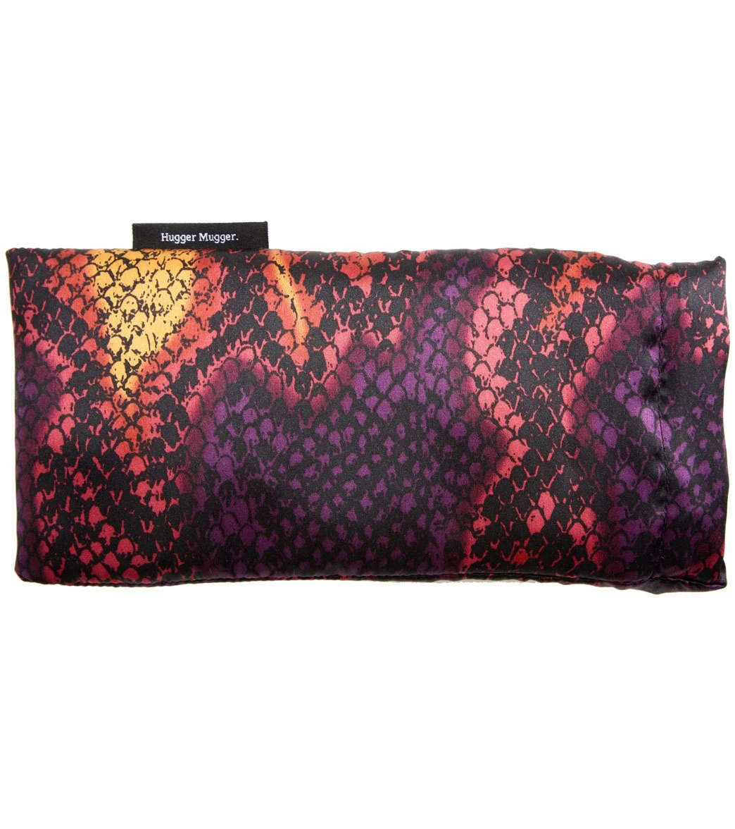 Hugger Mugger Silk Yoga Eye Pillow - Flax Vibrant Viper - Image 3
