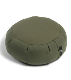 Hugger Mugger Zafu Yoga Meditation Cushion Olive