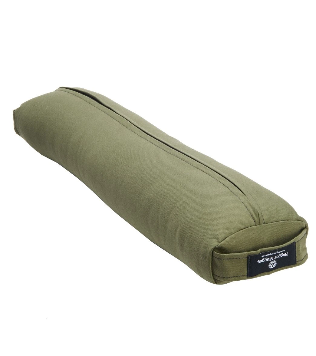Hugger Mugger Pranayama Solid Yoga Bolster Olive - Image 2