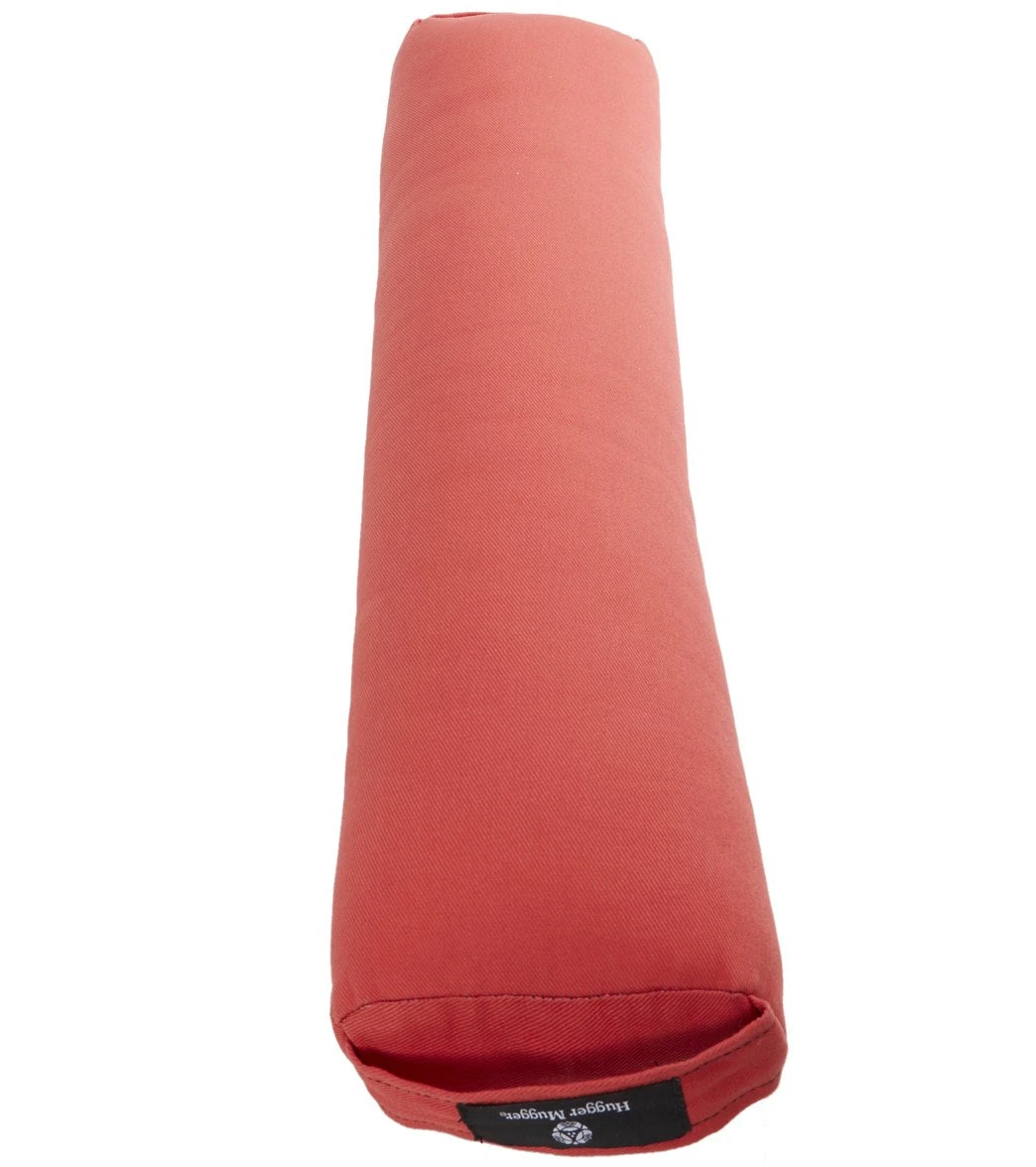 Hugger Mugger Pranayama Solid Yoga Bolster Poppy - Image 3
