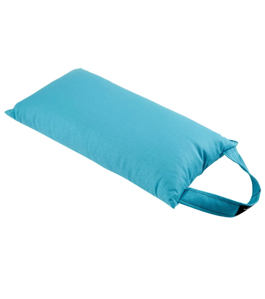 Hugger Mugger Sukasana Yoga Meditation Cushion Aqua - Image 4