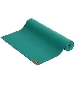 Jade Yoga Harmony Natural Rubber Yoga Mat 74" 5mm Teal