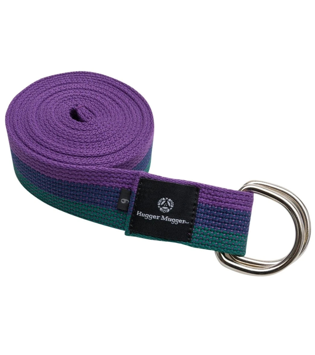 Hugger Mugger D-Ring Cotton Yoga Strap 6' Multi - Image 2