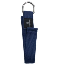 Hugger Mugger D-Ring Cotton Yoga Strap 6' Navy