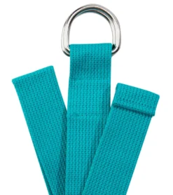 Hugger Mugger D-Ring Cotton Strap 8' Teal