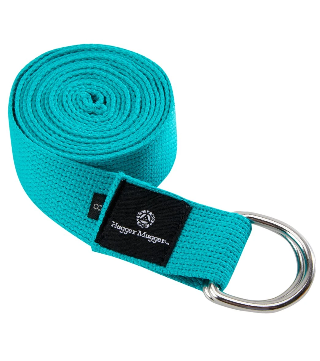 Hugger Mugger D-Ring Cotton Strap 8' Teal - Image 2