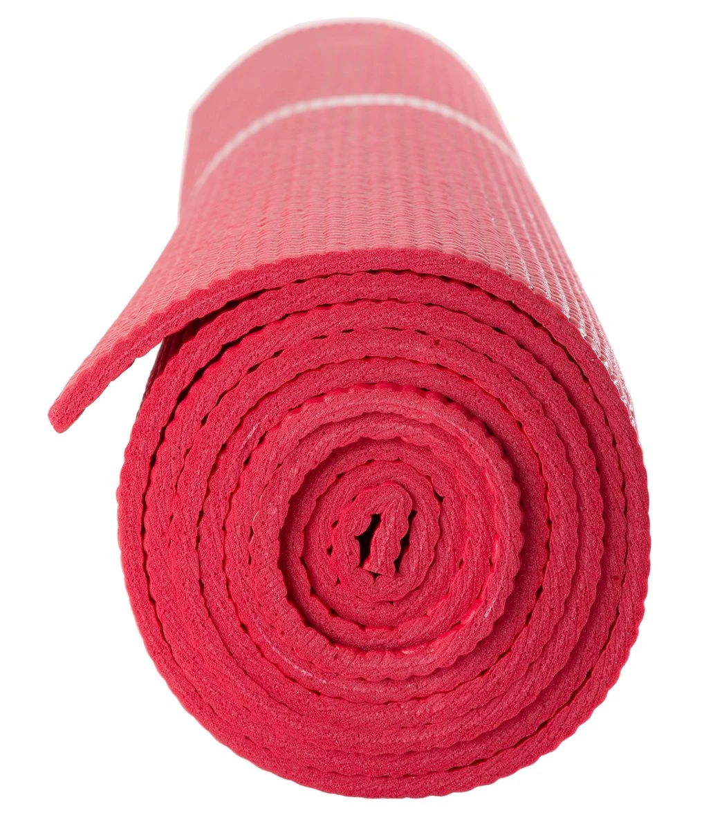 Everyday Yoga Mat 72 Inch 5mm Bright Pink - Image 3