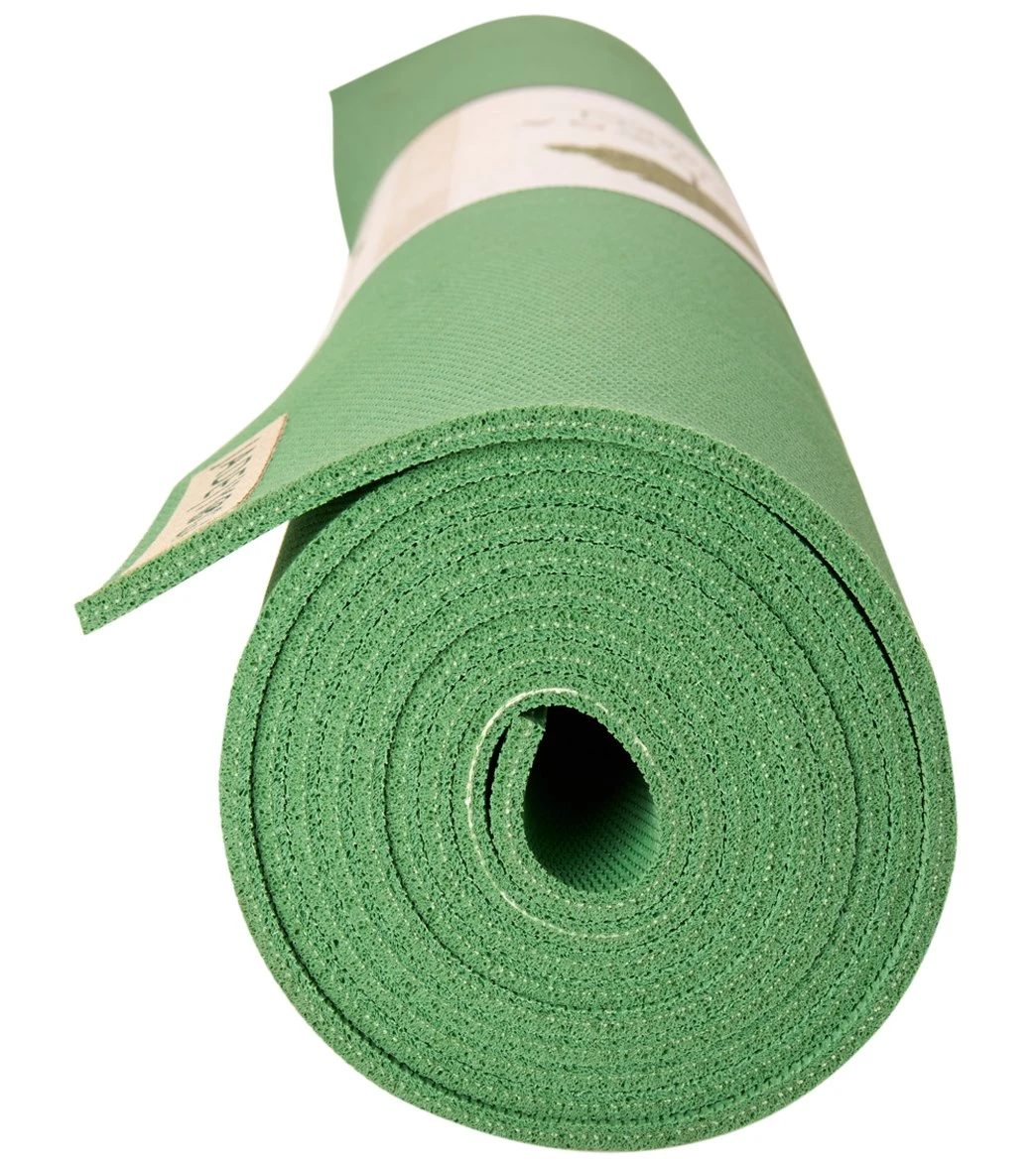 Jade Yoga Harmony Natural Rubber Yoga Mat 71" 5mm Jungle Green - Image 2