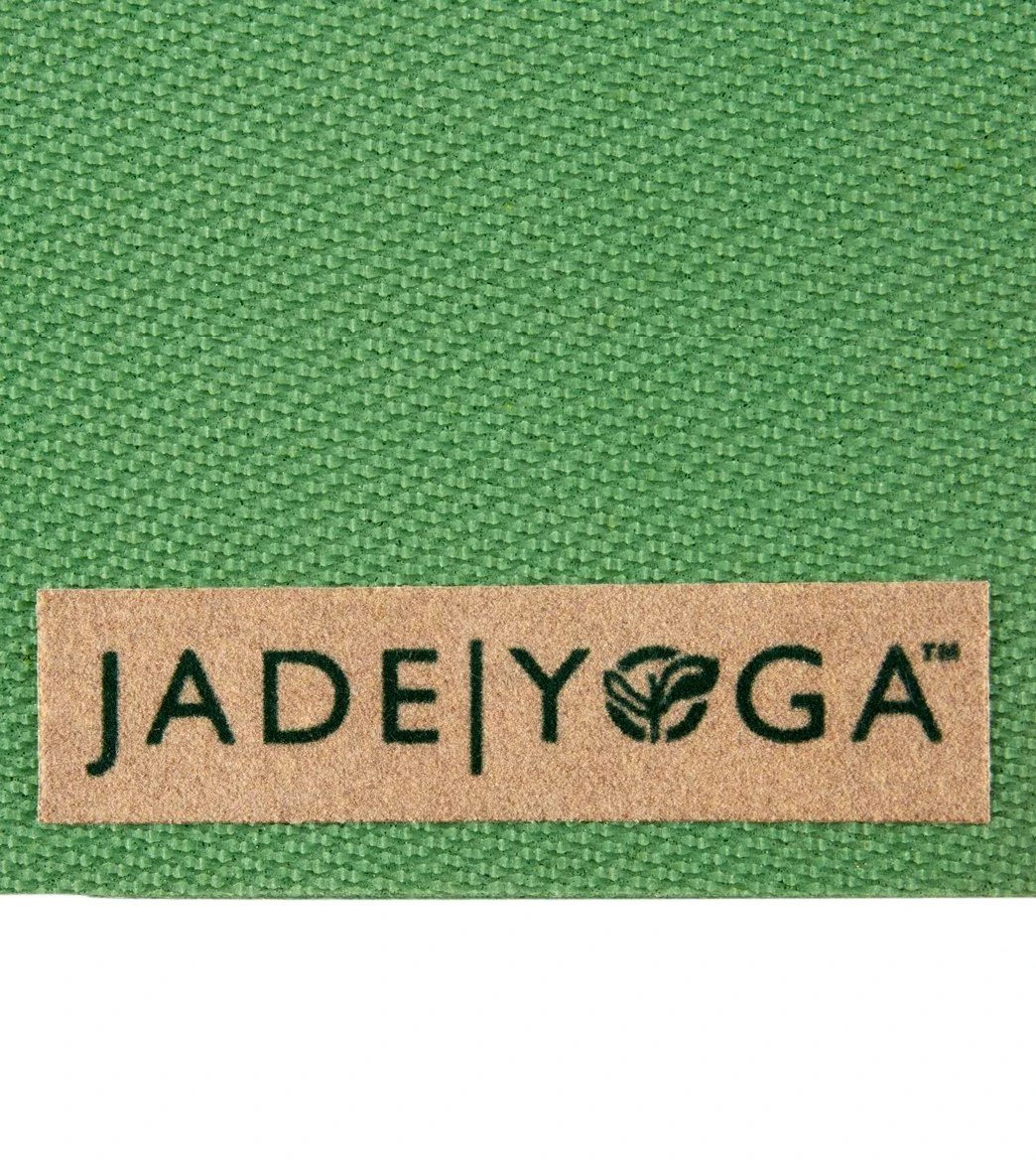 Jade Yoga Harmony Natural Rubber Yoga Mat 71" 5mm Jungle Green - Image 4