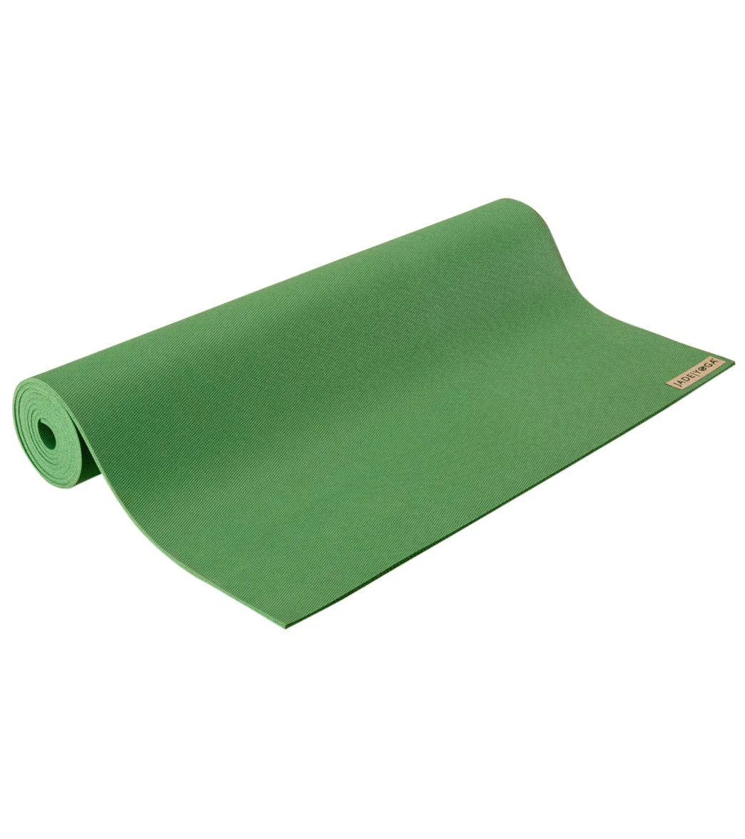 Jade Yoga Harmony Natural Rubber Yoga Mat 71" 5mm Jungle Green - Image 5