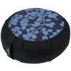 Hugger Mugger Zafu Printed Yoga Meditation Cushion Midnight Vine