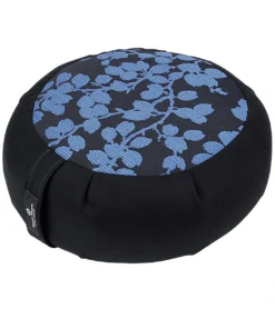 Hugger Mugger Zafu Printed Yoga Meditation Cushion Midnight Vine