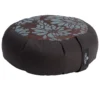 Hugger Mugger Zafu Printed Yoga Meditation Cushion Bark Posey