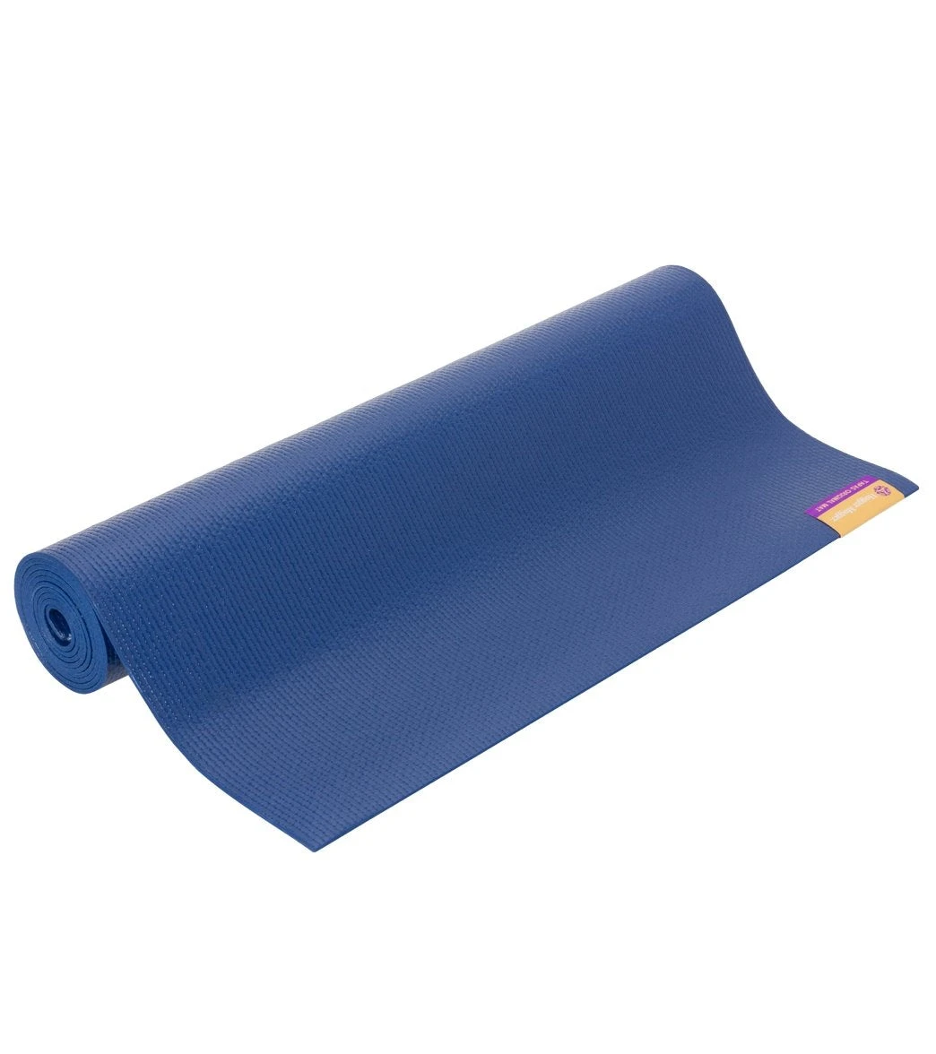Hugger Mugger Tapas Original Extra Long Yoga Mat 80" 3mm Lapis Blue - Image 5