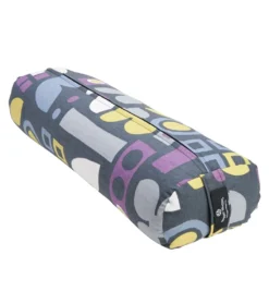 Hugger Mugger Junior Printed Yoga Bolster Graphic Graphite