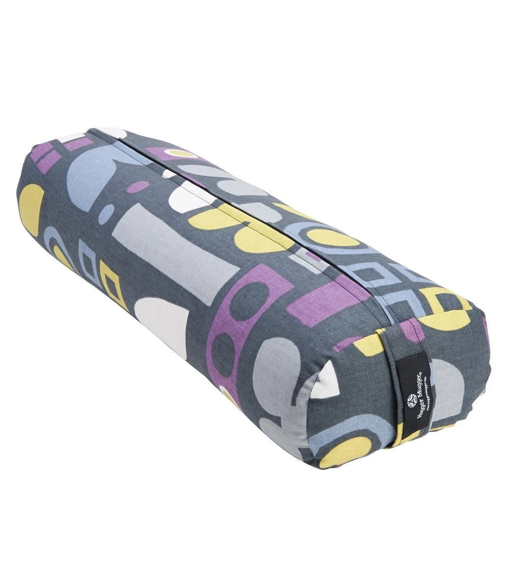 Hugger Mugger Junior Printed Yoga Bolster Graphic Graphite