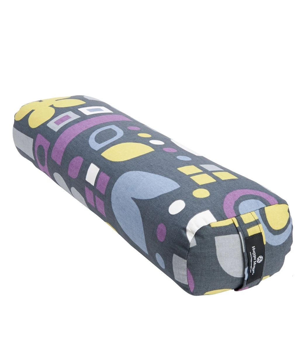 Hugger Mugger Junior Printed Yoga Bolster Graphic Graphite - Image 5