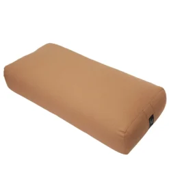 Everyday Yoga High Impact Cotton Rectangular Yoga Bolster Hazelnut