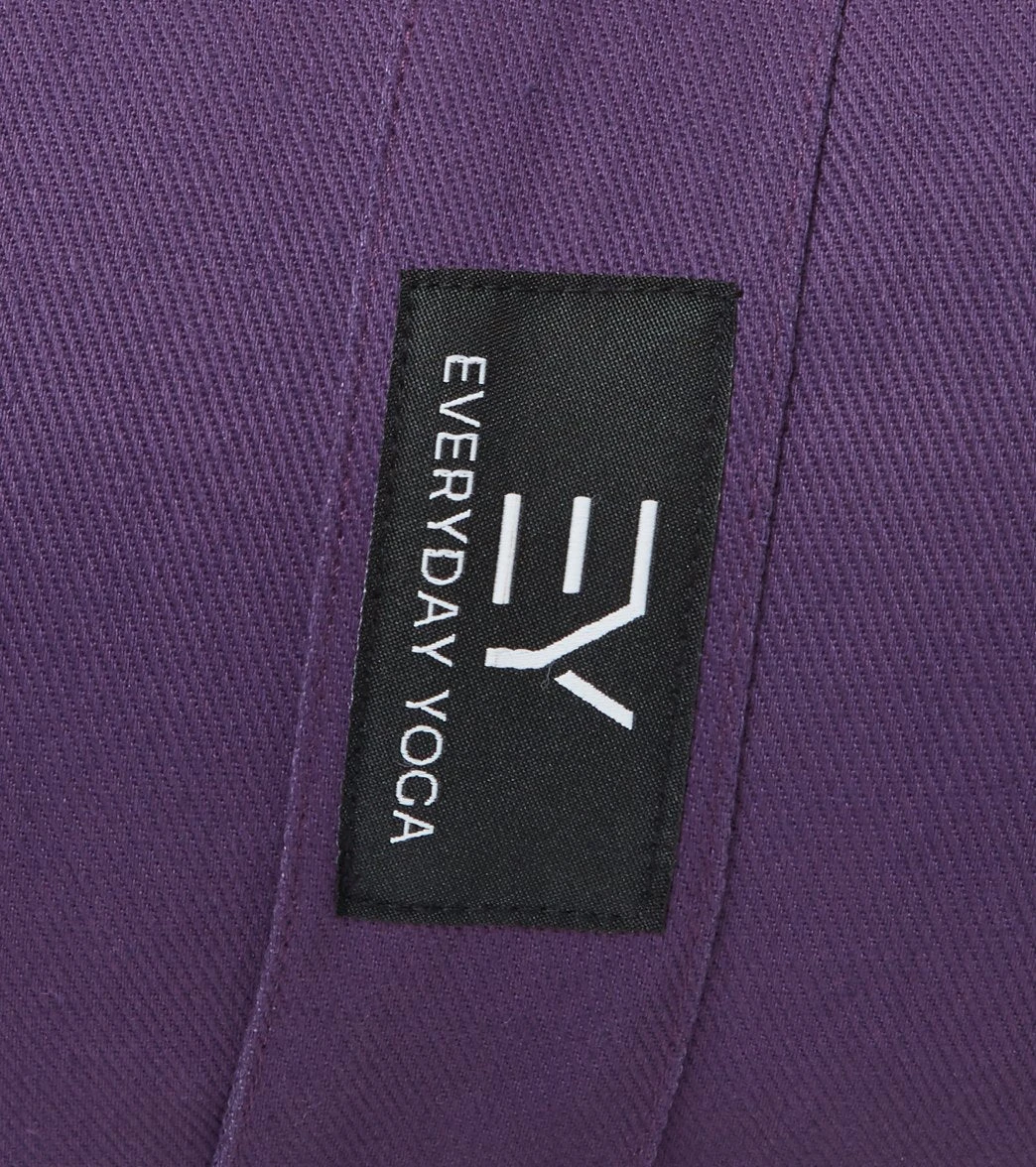 Everyday Yoga High Impact Cotton Rectangular Yoga Bolster Plum - Image 3