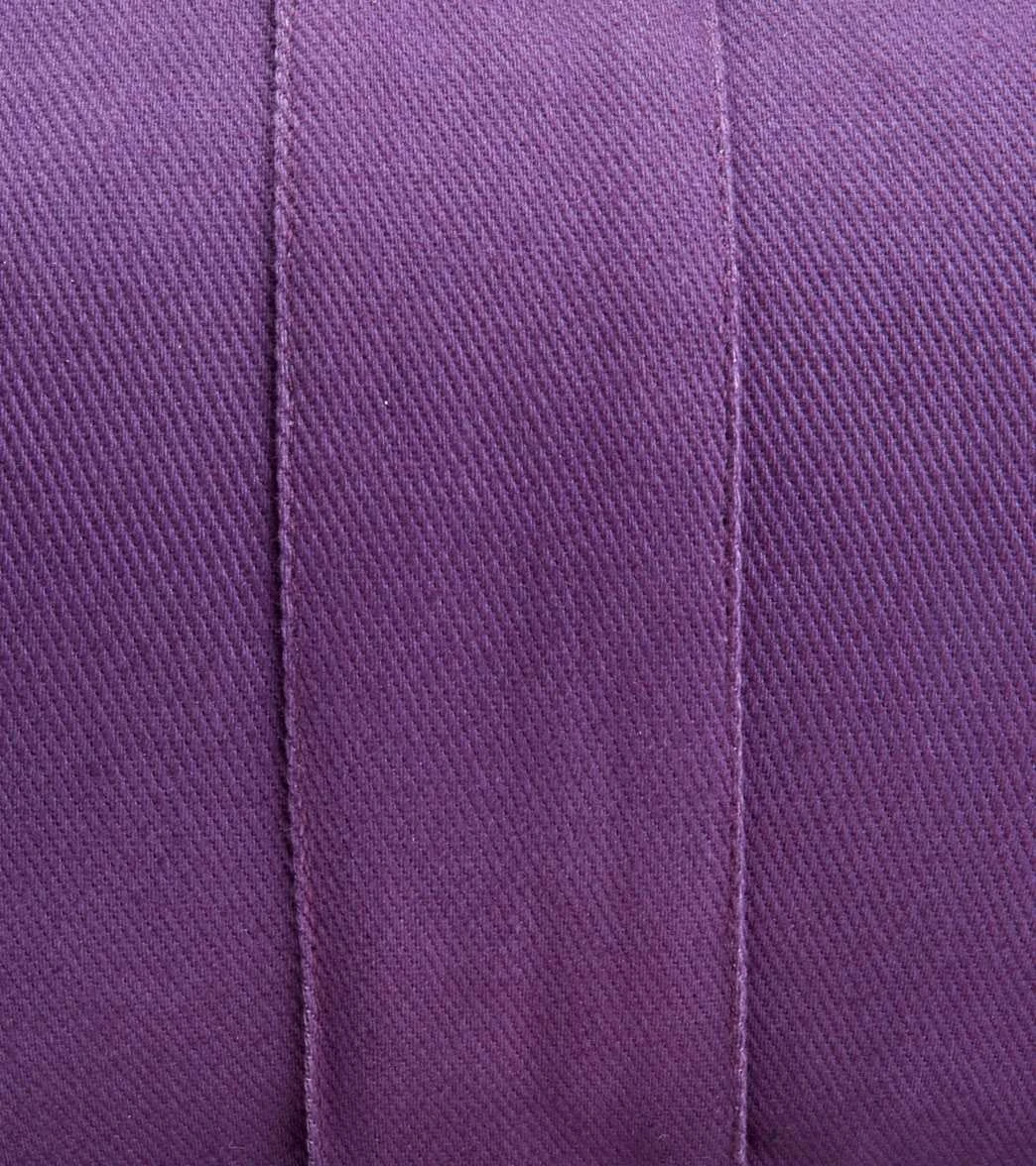 Everyday Yoga High Impact Cotton Rectangular Yoga Bolster Plum - Image 4