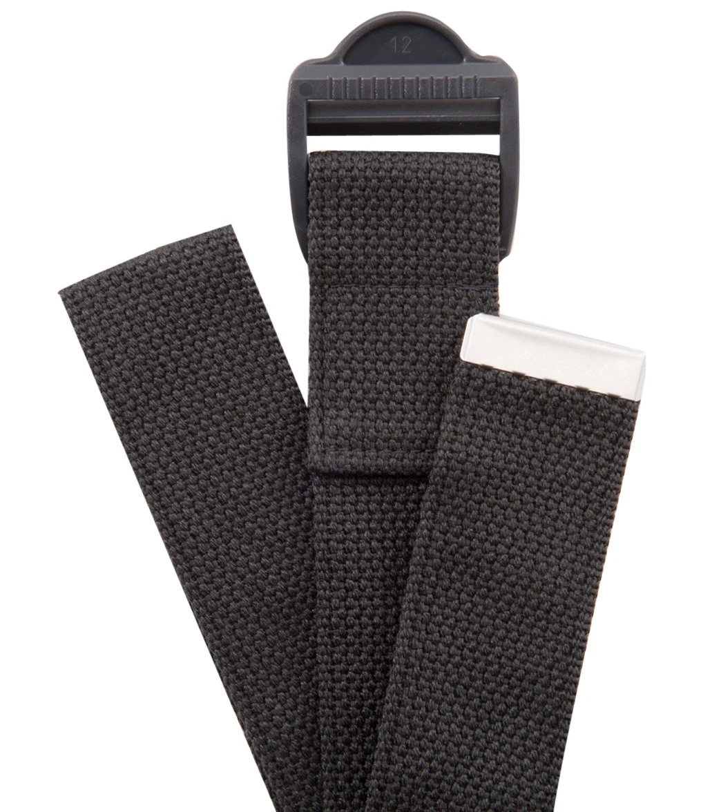 Halfmoon 8' Essential Yoga Strap Charcoal
