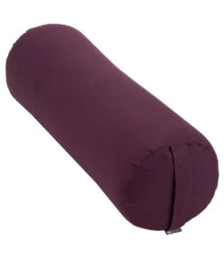 Halfmoon Cylindrical Yoga Bolster Aubergine