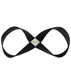 Infinity Strap Stretch Small 13"-16" Yoga Strap Onyx