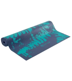 Gaiam Midnight Fern Printed Yoga Mat 68" 4mm Midnight Fern