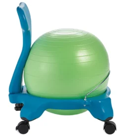 Gaiam Kid's Yoga Balance Ball Chair Teal/Lime