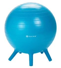 Gaiam Kid's Stay-N-Play Yoga Stability Ball Blue