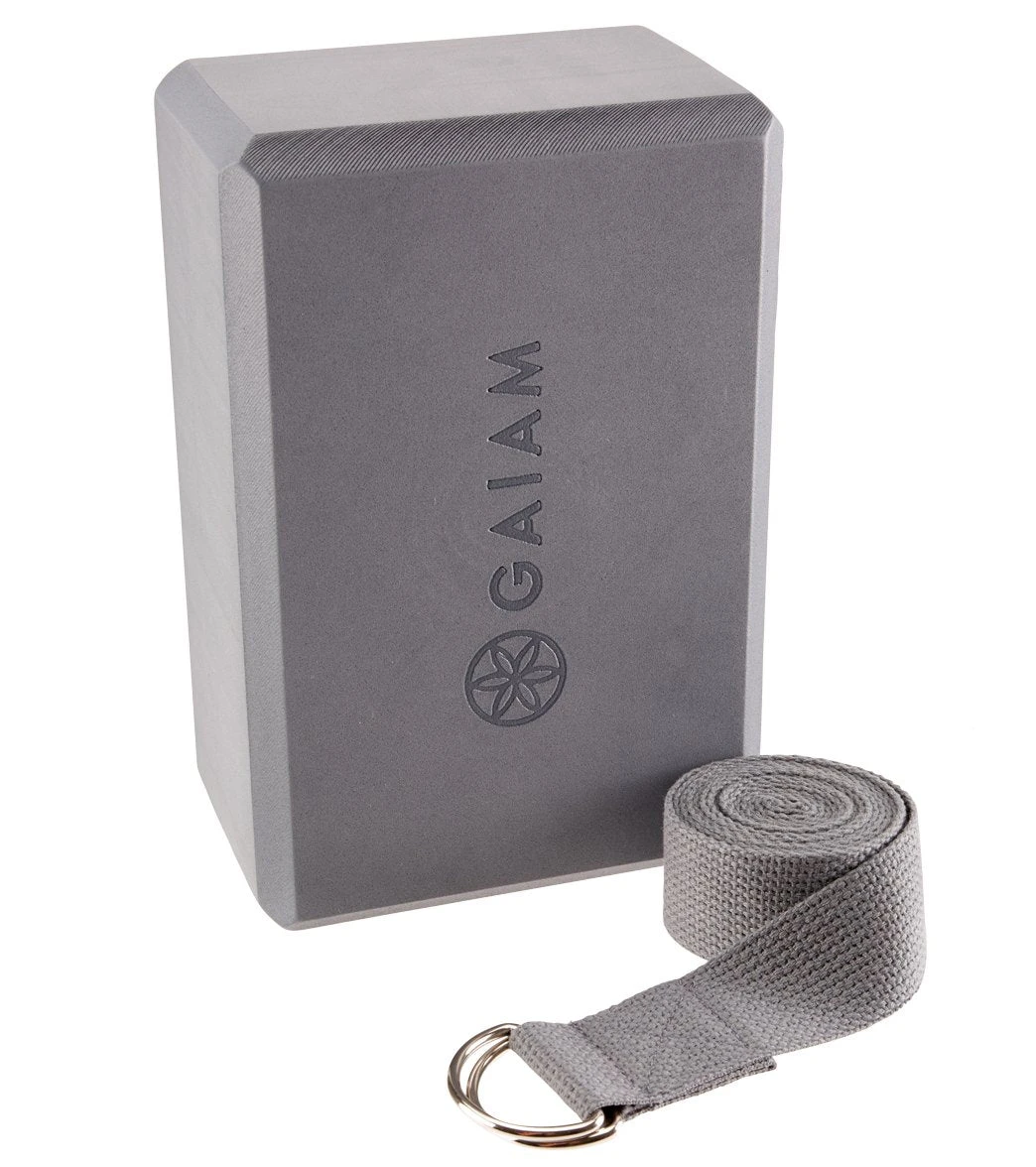 Gaiam Yoga Block & Strap Combo 6' - Image 2