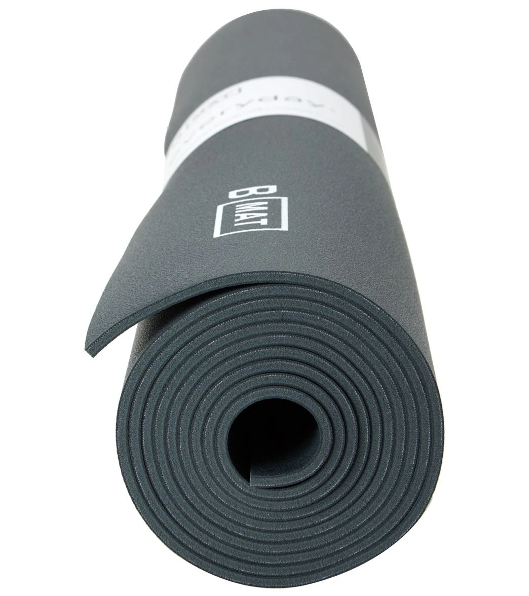 B Yoga Everyday Mat 85" 4mm Charcoal - Image 2