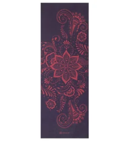 Gaiam Aubergine Swirl Premium Yoga Mat 68" 6mm Extra Thick
