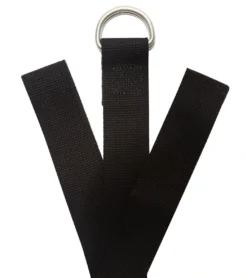 Jade Yoga D-Ring Strap 8' Black