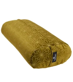 Hugger Mugger Standard Printed Yoga Bolster Retro Olive