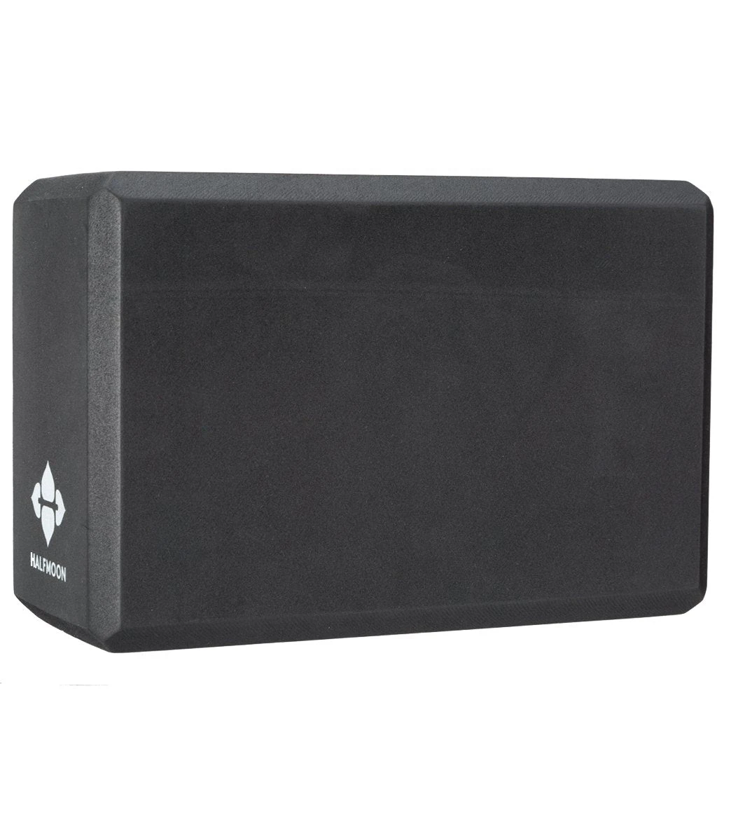 Halfmoon 4" Foam Yoga Block Charcoal - Image 5