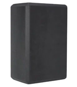 Halfmoon 4" Foam Yoga Block Charcoal