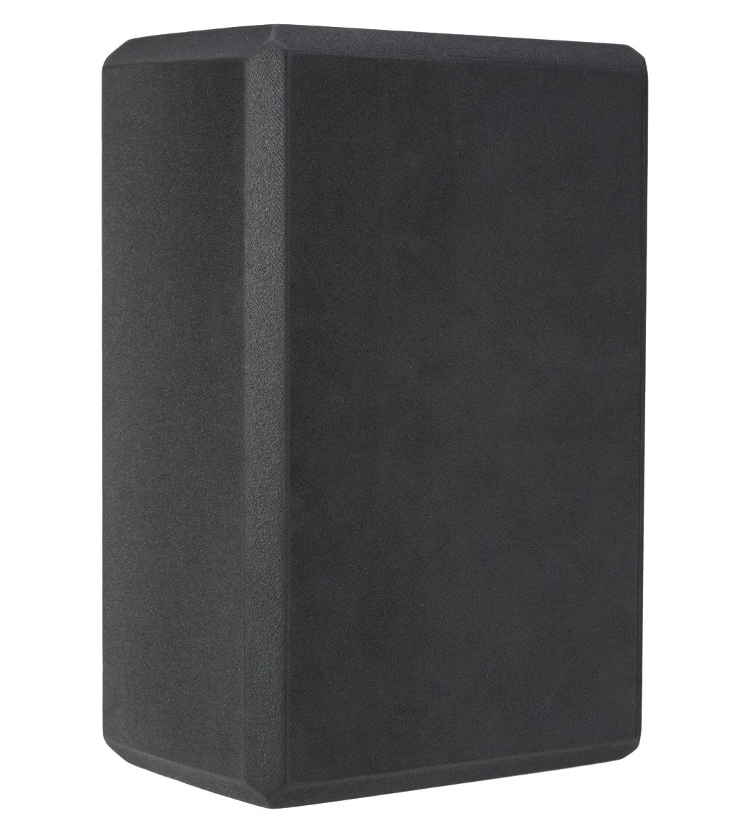 Halfmoon 4" Foam Yoga Block Charcoal