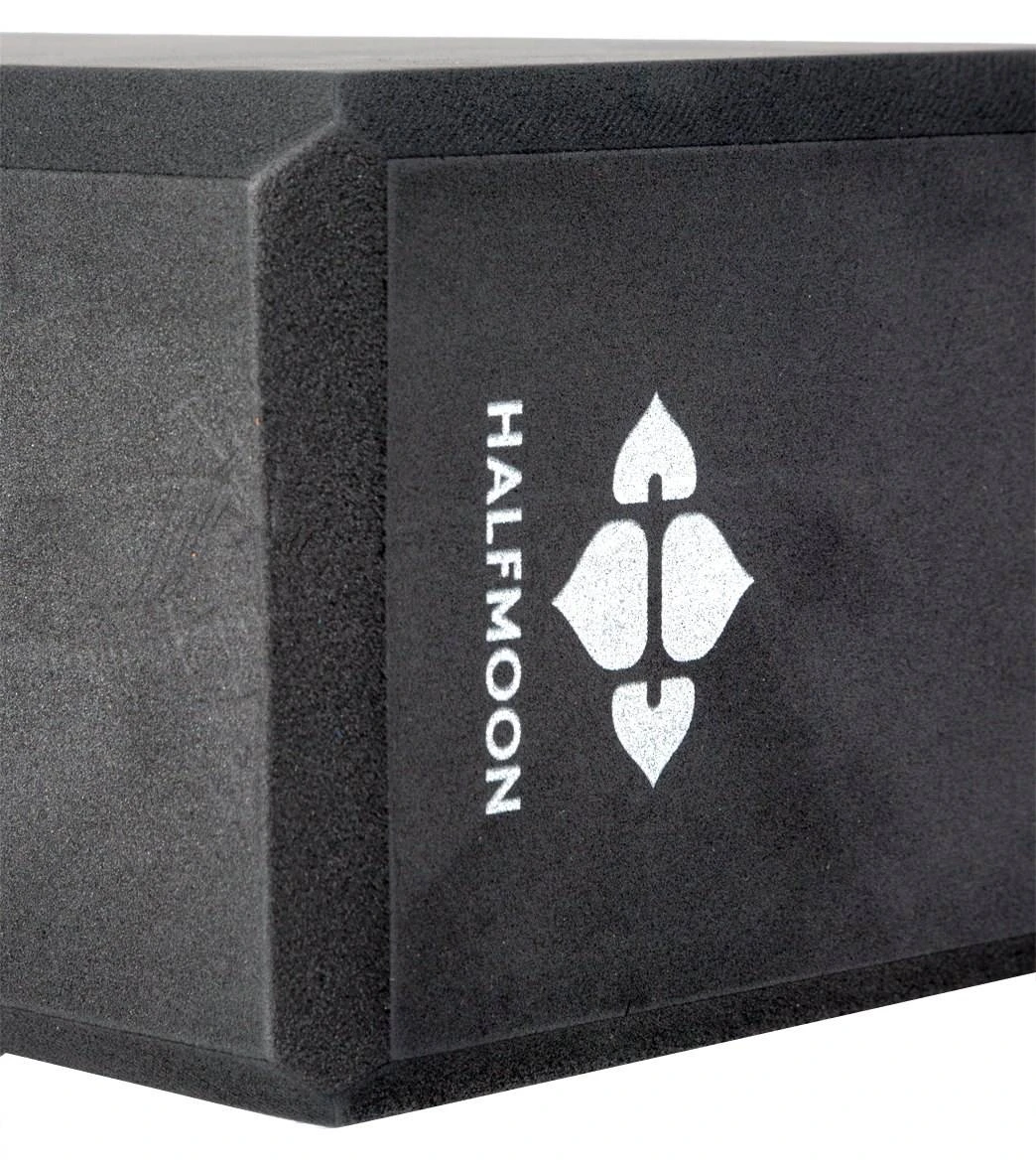 Halfmoon 4" Foam Yoga Block Charcoal - Image 3