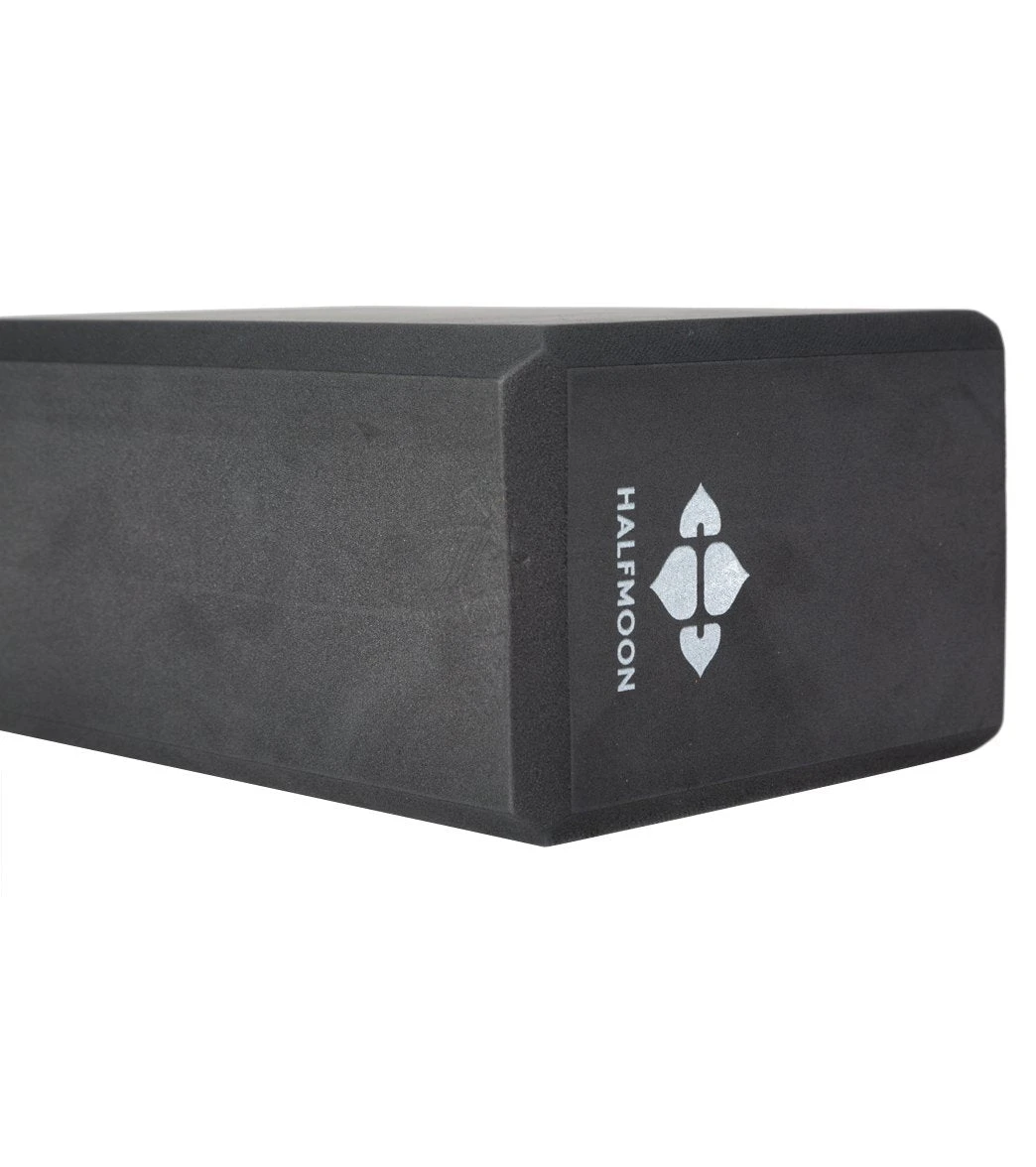 Halfmoon 4" Foam Yoga Block Charcoal - Image 4