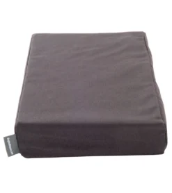 Halfmoon Chip Foam Yoga Block With Cover Charcoal