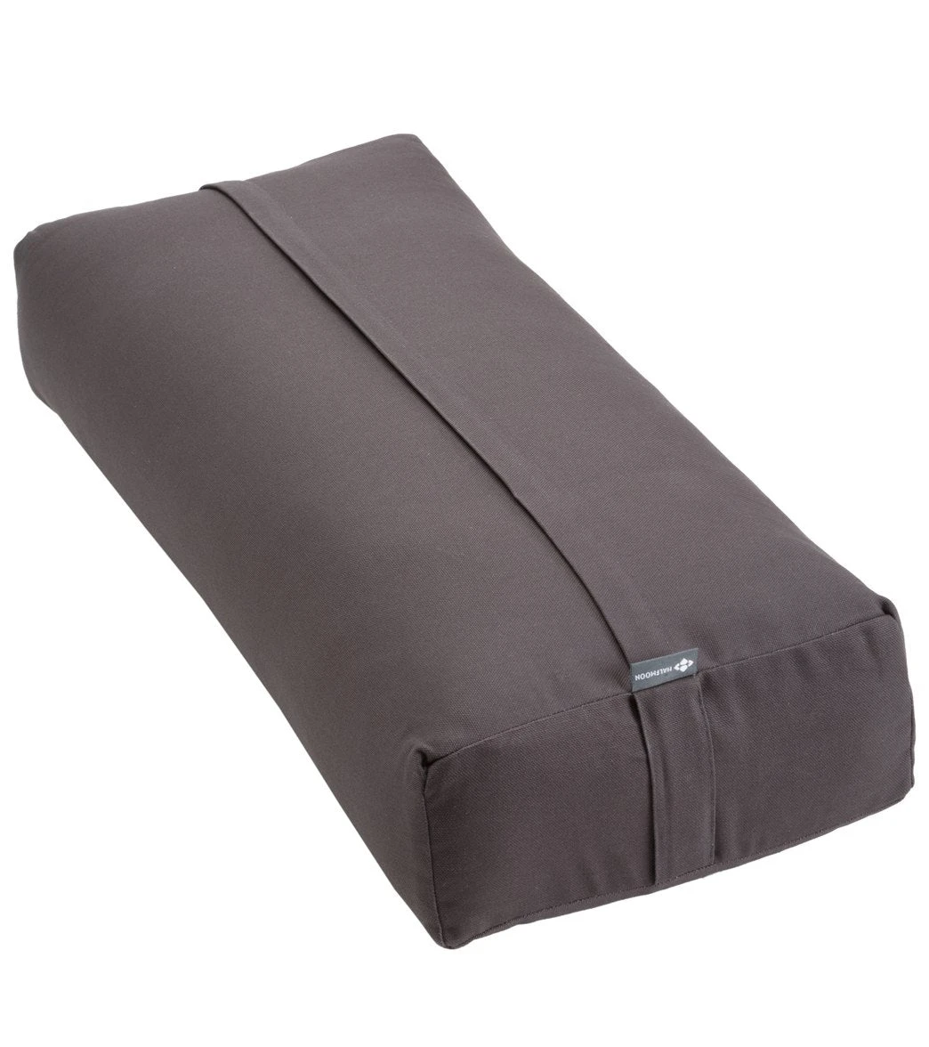 Halfmoon Rectangular Yoga Bolster Charcoal