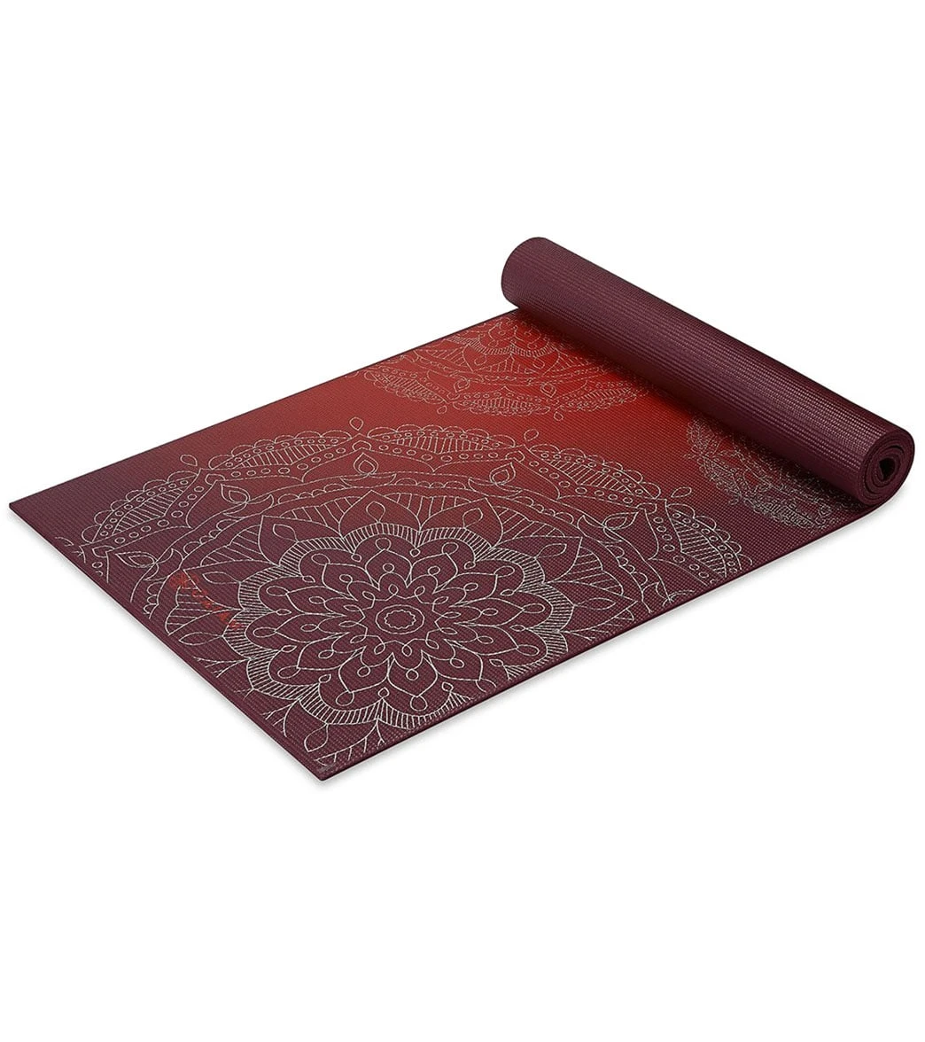 Gaiam Metallic Sunset Yoga Mat 68" 6mm Metallic Sunset - Image 4
